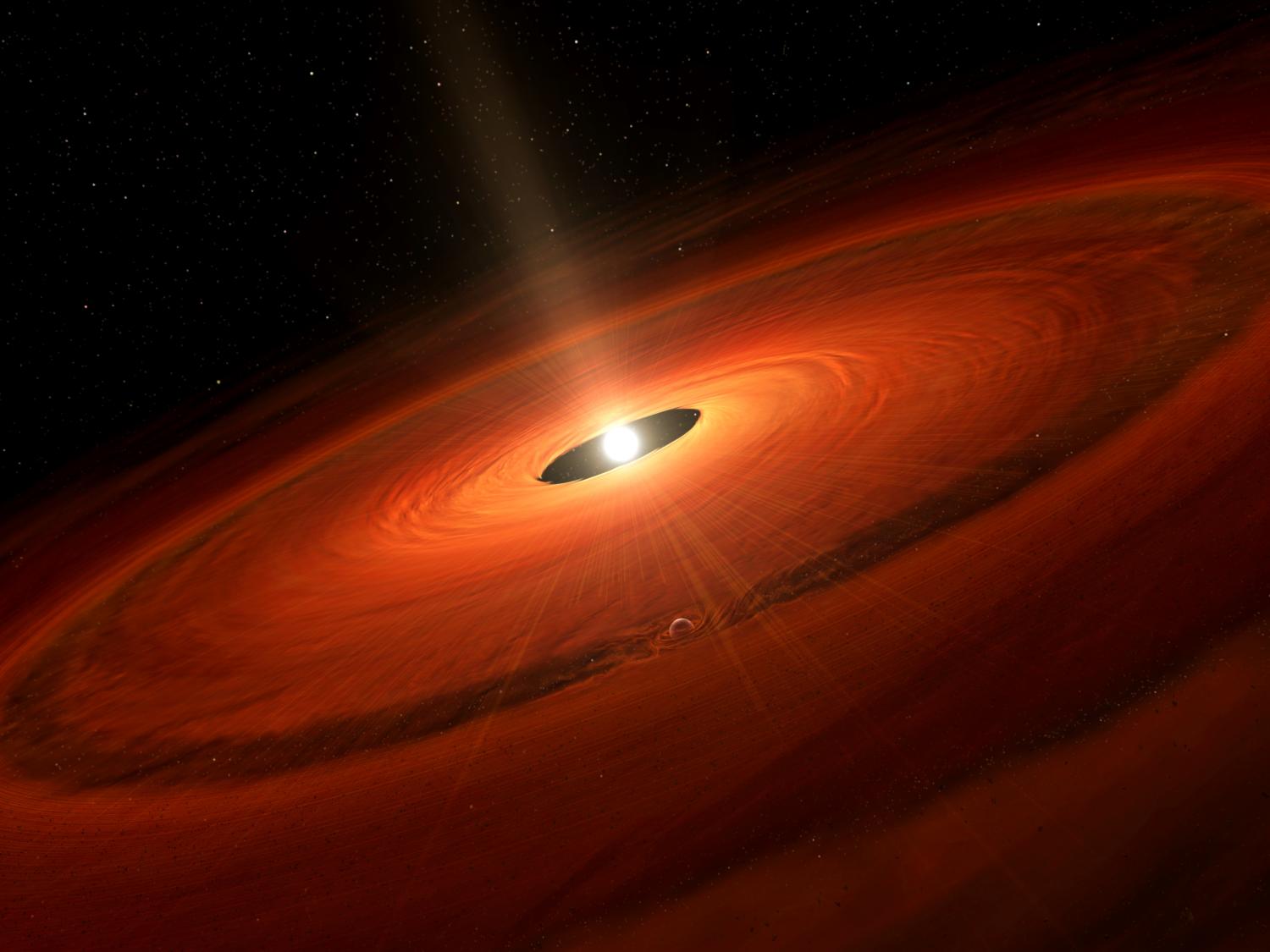 1st image of baby planet being formed by Astronomers