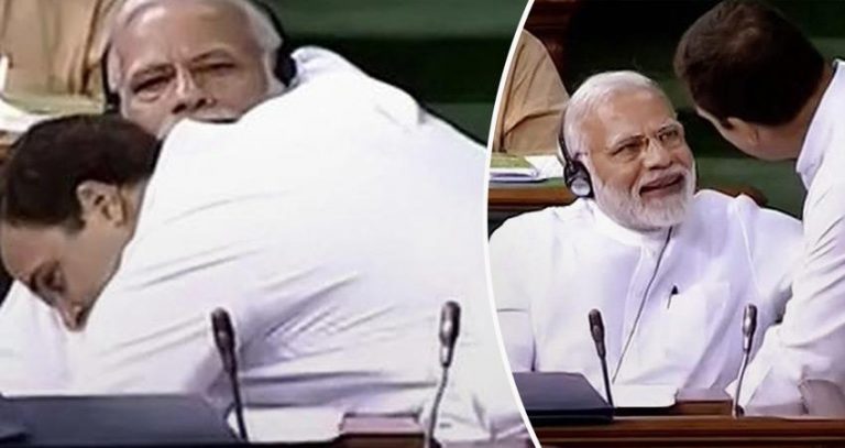 Bollywood stars have given such a reaction to hug Rahul Modi