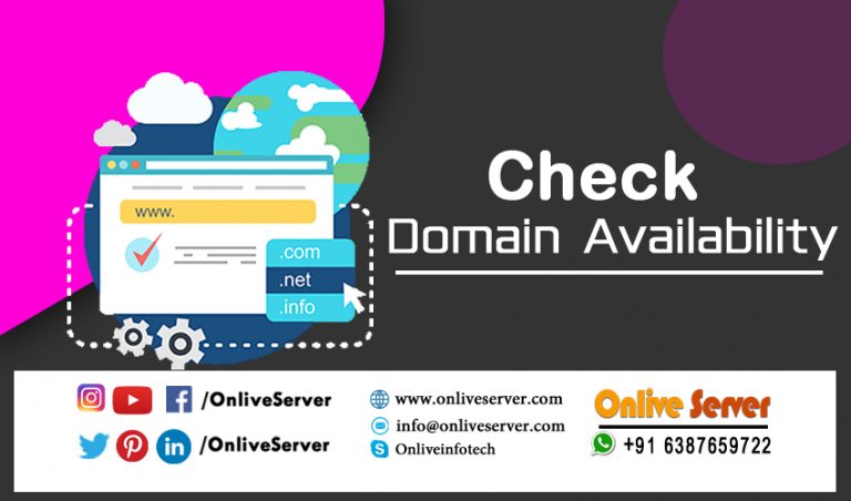 To Check Domain Availability-